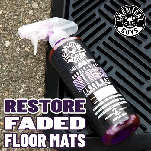 Miniatura 4 de Chemical Guys HOL70016 Kit de Limpieza de Tapetes para Trabajo Pesado con Mat Renew Limpiador y Protector de Tapetes de Goma + Vinilo