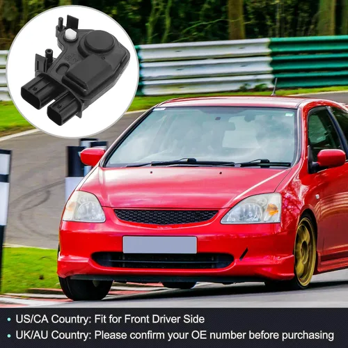 Miniatura 2 de X AUTOHAUX Motor de accionamiento de cerradura de puerta delantera izquierda lado del conductor para Honda Civic para Acura CR-V Element Accord 2