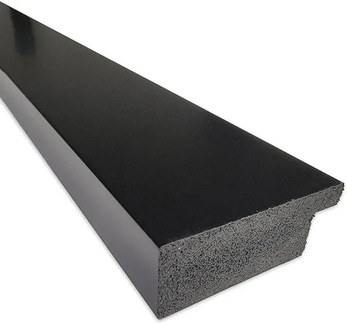 Miniatura 2 de Amanti Art Espejo de pared negro de 24 x 20 pulgadas, espejo de baño rectangular negro cepillado para decoración de pared de sala de estar, marco
