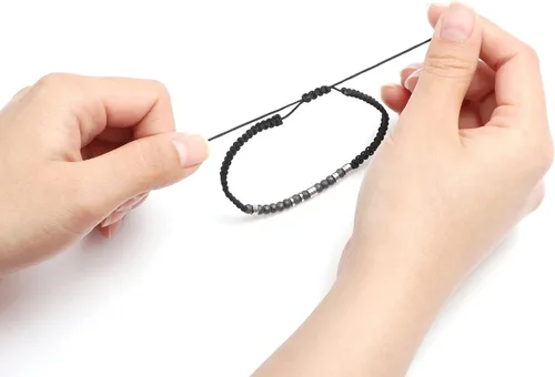 Miniatura 6 de JoycuFF Regalos inspiradores para niñas pulseras con código morse para mujer joyería única para hija mamá papá hijo regalo de amistad para mejores
