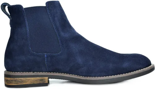 Miniatura 3 de Bruno Marc - Botines tipo Chelsea de gamuza y piel para hombre