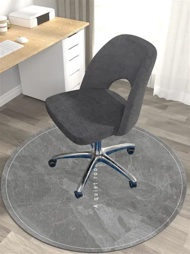 Miniatura 7 de Tapete redondo para silla de oficina, tapete para silla de piso de madera dura, tapete para silla de juegos, tapete para silla de oficina para Azul