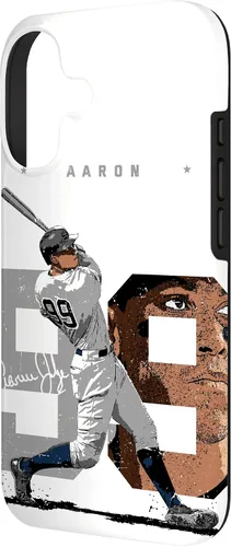 Miniatura 2 de Aaron Judge Number Portrait Baj New York MLBPA - Carcasa para iPhone 17