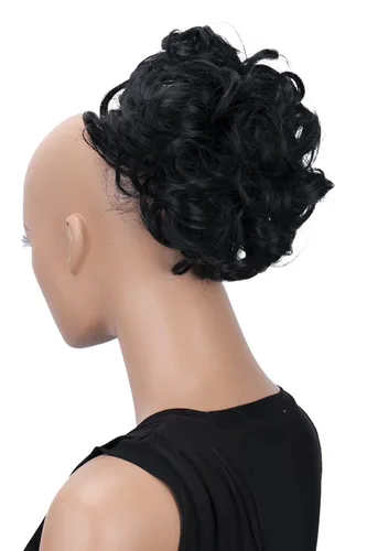 Miniatura 12 de CAISHA Moño Hairpiece Cola de caballo Topknot Hepburn-Bun Scrunchie Updo Ash Brown Light Blonde Mix HK124