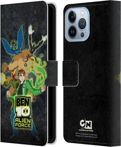 Miniatura 8 de Head Case Designs Officially Licensed Ben 10: Alien Force Ben's Jacket Graphics Leather Wallet Case Compatible with Apple iPhone 13 Pro Max