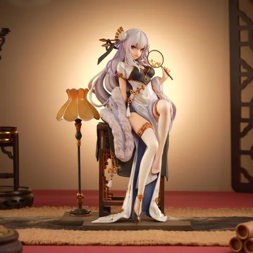 Miniatura 7 de LUNK Figura Emilia Figura de acción de anime Exquisita estatua de PVC, modelo coleccionable de escritorio, adornos de escritorio, regalo