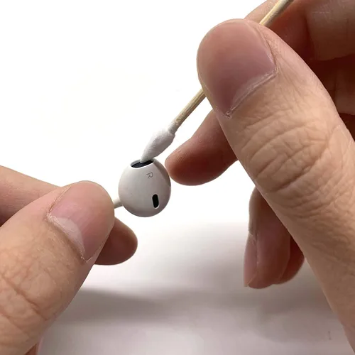 Miniatura 4 de 1200 piezas de hisopos de algodón de punta de precisión para maquillaje, bastones de bambú y de doble punta