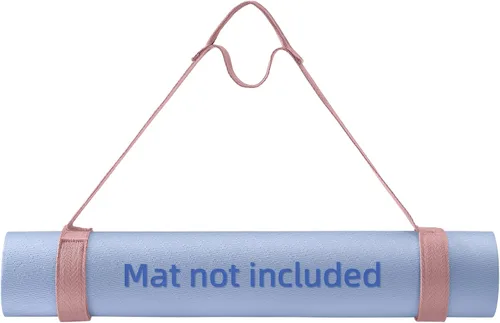 Miniatura 7 de Trilancer Correa ajustable para esterilla de yoga con cierre de gancho y bucle, soporte para tapete de yoga y tapete organizador no incluido