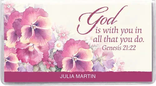 Fox Valley Traders Agenda personalizada de 2 años con texto en inglés "God is with You", calendario de bolsillo ideal para bolsos, maletines o