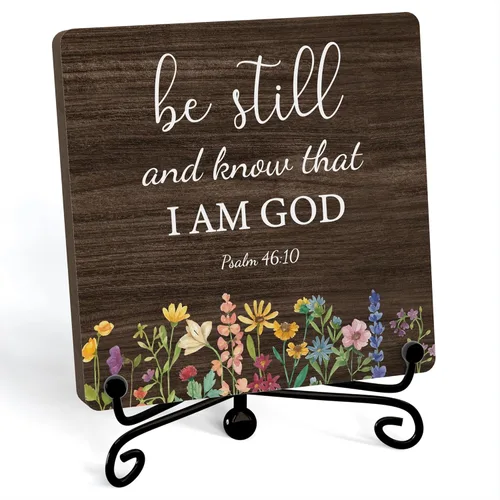 Miniatura 22 de Decoración Inspiradora Cristiana para Escritorio, Letrero "Dios Todavía Está Escribiendo Tu Historia", Decoración de Escritorio para Oficina, Hogar