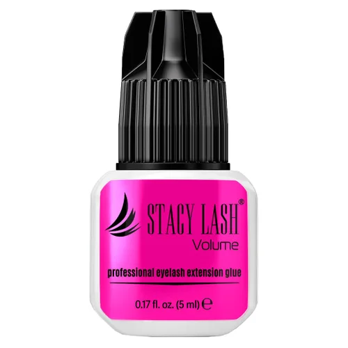 Pegamento de extensión de pestañas con volumen Stacy Lash 0.17 fl.oz/0.2 fl oz / 3 segundos de tiempo de secado/retención 6 semanas/adhesivo negro