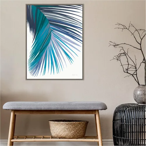 Miniatura 7 de Amanti Art Lienzo enmarcado para pared, 30 x 23 pulgadas, hoja de palma retro II Cool por Danhui Nai, lienzo enmarcado para pared, arte abstracto