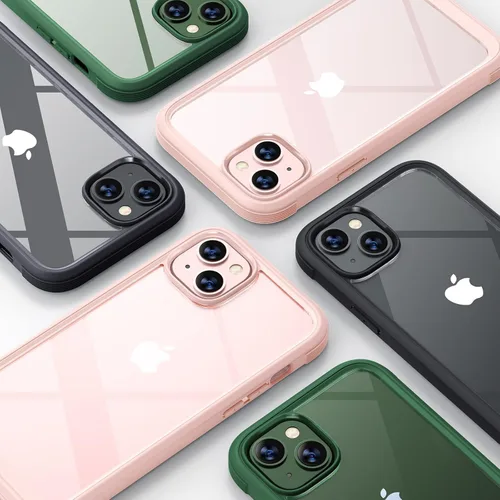 Miniatura 6 de Diaclara - Funda diseñada para iPhone 13, carcasa resistente de cuerpo completo con protector de pantalla integrado sensible al tacto, antiarañazos