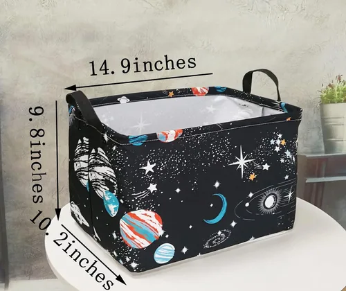 Miniatura 2 de Cesta de almacenamiento para el hogar, cesta para estante de niños, caja organizadora de ropa, cesta de lavandería, cesta de regalo para la ropa
