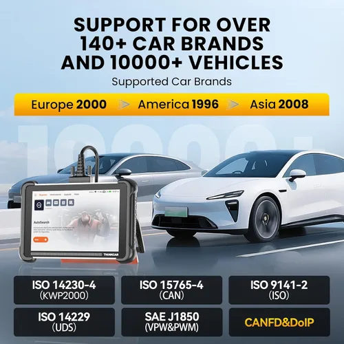 Miniatura 8 de THINKCAR Herramienta de diagnóstico del escáner OBD2, herramienta de escaneo de automóvil ThinkScan 689 con función de reinicio de 34, escáner