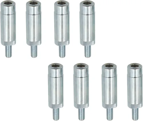 Juego de 8 espaciadores de rueda de 5 pulgadas de alto rendimiento para ATV UTV con hilos M10-1.25 compatibles con Honda Yamaha Kawasaki Suzuki