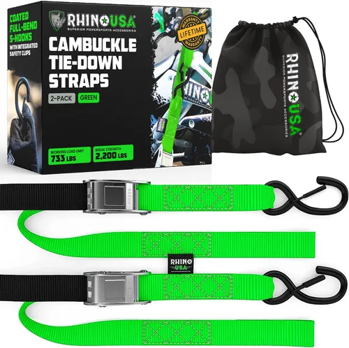 Miniatura 12 de Rhino USA Cambuckle - Correas de amarre para motocicleta