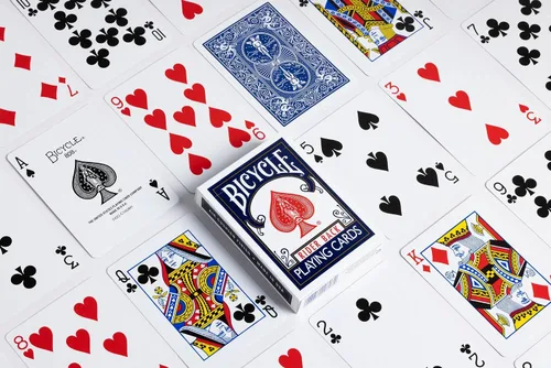 Miniatura 4 de Juego de cartas estándar con jinete en la parte posterior Bicycle, multi-colored, Estándar