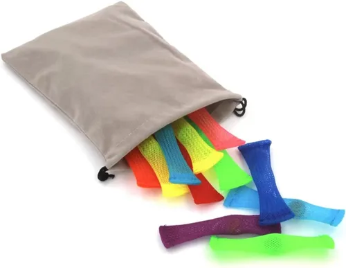 Miniatura 4 de Luusy - Juguetes para ansiedad de 24 piezas, con canica y malla, alivian el estrés sensorial y aumentan la concentración para adultos y niños