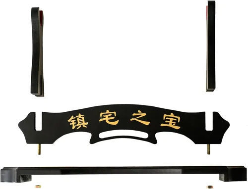 Miniatura 4 de Soporte para espada samurái, soporte para espada Katana Wakizashi Tanto de terciopelo acolchado para colgar en la pared, estante para espadas