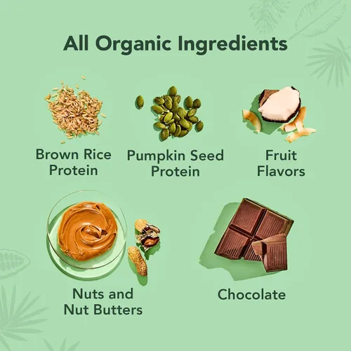 Miniatura 4 de ALOHA Barras de Proteína Orgánicas a Base de Plantas - Paquete de Variedad de 6 Sabores - 12 Unidades, Barras de 1.9oz - Aperitivos Veganos, Bajo