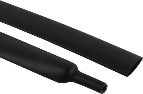Miniatura 11 de Tubo termorretráctil negro con adhesivo forrado con adhesivo 4:1, grado marino, impermeable, de alambre retráctil, sello de aislamiento