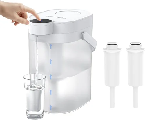 Miniatura 14 de Waterdrop ED02W - Jarra eléctrica compacta con filtro de agua, dispensador potente instantáneo recargable de 200 galones, NSF/ANSI 42, 53, 401