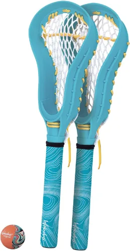Waboba Mini juego de lacrosse de agua divertido para juegos de playa y juegos de piscina, viene con una pelota de rebote de agua original, tamaño