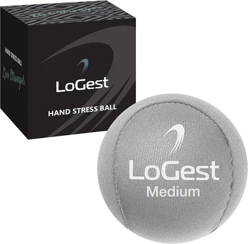 Miniatura 8 de Logest Bola de estrés de mano - Alivio de estrés y pelota de ejercicio de mano - Disponible en 5 niveles