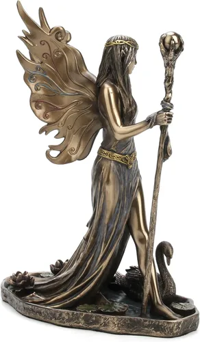 Miniatura 4 de Veronese Design Escultura Aine The Celtic Faery Queen of Summor Love de resina fundida en frío con acabado de bronce antiguo de 9 pulgadas