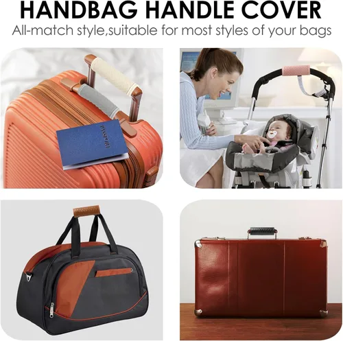 Miniatura 6 de Envolturas para asa de equipaje, fundas para asas de maleta de viaje, fundas para asas de identificación de maleta, fundas para fabricantes