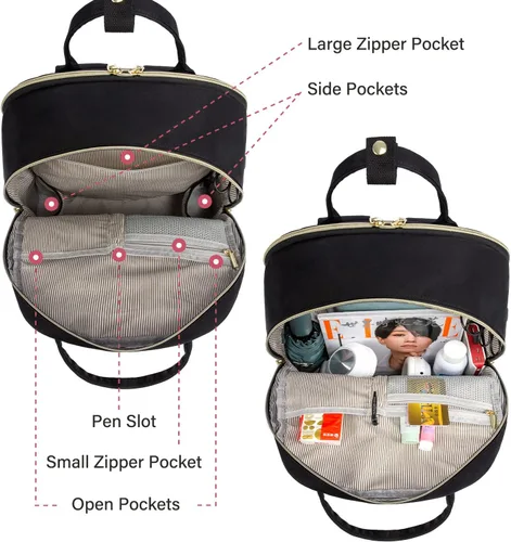 Miniatura 3 de LOVEVOOK - Mochila de computadora portátil para mujeres y niñas, mochila de 15.6 pulgadas impermeable para estudiantes, mochila escolar linda, bolsa