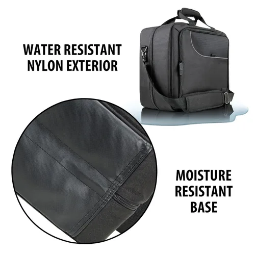 Miniatura 9 de Bolsa de viaje grande para estilista de USA Gear - Estuche para salón de cabello - Interior personalizable con divisores ajustables - Se adapta a