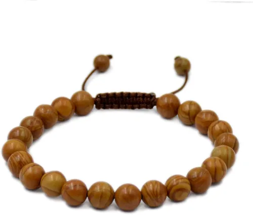 Miniatura 133 de AD Beads Pulseras de piedras preciosas unisex de 0.315 pulgadas (0.315 in), macramé curativo ajustable de 7 a 9 pulgadas Usa esta pulsera