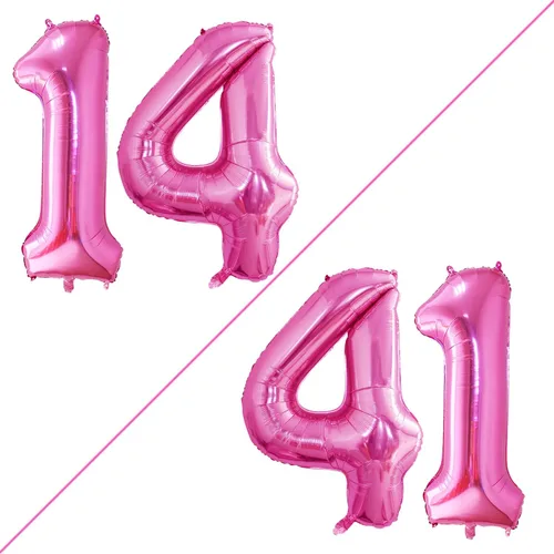 Miniatura 16 de Goer, conjunto de globos de papel aluminio para decoraciones de cumpleaños, globos de las letras de feliz cumpleaños y de números Oro