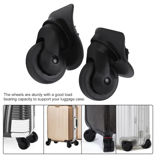 Miniatura 2 de Maleta Caster 1 par equipaje ruedas silencio repalcement para maleta