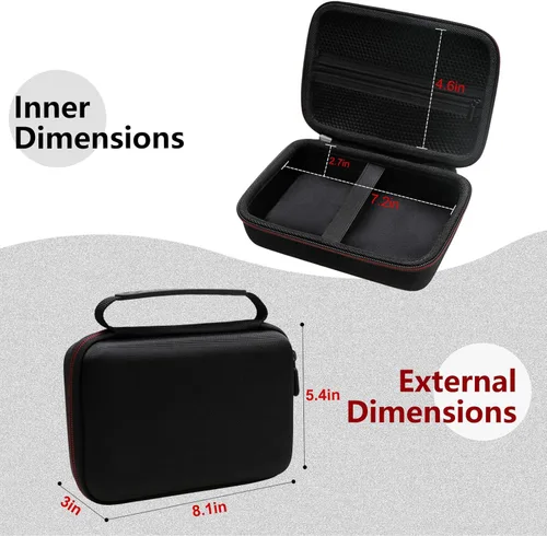Miniatura 2 de LTGEM - Funda rígida de viaje compatible con DJI Osmo Mobile SE/Osmo Mobile 7P/7/Osmo Mobile 6, Insta360 Flow/Flow Pro/Flow 2 Pro plegable AI Phone