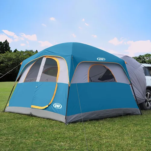 Miniatura 10 de UNP Tienda de campaña SUV para acampar, tienda de campaña SUV para 6 personas con portón trasero - fácil instalación con sobretecho, 10'x9'x78in(H)
