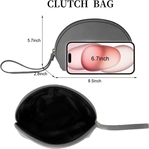 Miniatura 8 de KOGTLA Bolsos cruzados de cuero Hobo con correa de guitarra para mujer