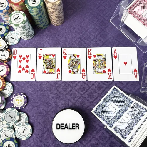 Miniatura 6 de Speed Cloth - Tela de mesa de póquer, sección de 108 x 60 pulgadas, accesorios de fieltro para mesa de juegos de cartas de casino, color morado