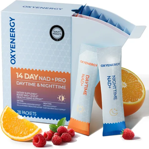 Miniatura 2 de OxyEnergy Suplemento NAD 1550 mg y péptidos de colágeno 800 mg
