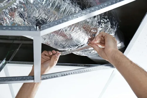 Miniatura 7 de GGR Supplies AF-20R Cinta de papel de aluminio resistente al calor de alta temperatura de grado profesional/industrial ideal para HVAC, reparación