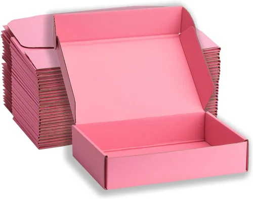 Miniatura 8 de Cajas de envío pequeñas de 6 x 4 x 3 pulgadas, cajas de cartón corrugado negro (paquete de 20) para correo, embalaje, pequeñas empresas y embalaje