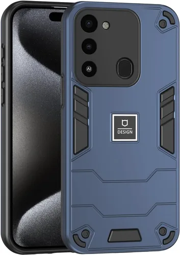 Miniatura 331 de Funda compatible con Huawei Y9 Prime (2019), compatible con Huawei Y9 Prime (2019) 4G STK-L21 2 en 1 [PC duro + TPU], funda de teléfono azul