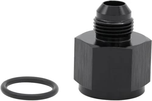 Miniatura 22 de 1/8 NPT hembra a -3 AN AN3 macho Flare Thread Expander adaptador Expander Accesorios de manguera Aluminio Negro
