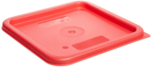 Cambro SFC6 CamSquares Winter Rose - Tapa de polietileno para contenedor de almacenamiento de alimentos de capacidad de 6 qt y 8 qt