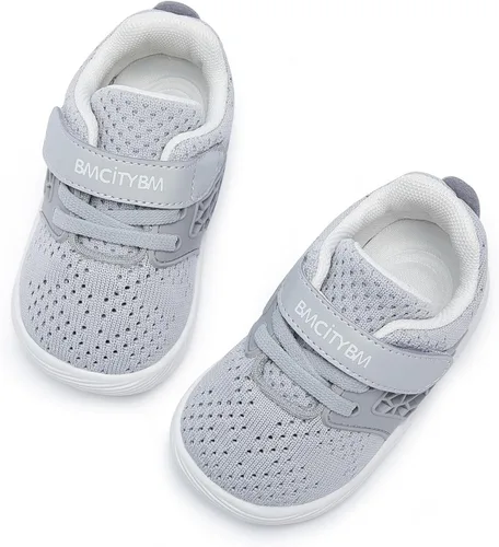 Miniatura 5 de BMCiTYBM Zapatos para caminar de malla transpirable para bebés, niños y niñas, ligeros, antideslizantes, para primeros pasos, 6, 9, 12, 18, 24 meses