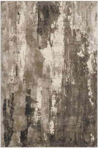 Miniatura 10 de LUXE WEAVERS Lagos Collection - Alfombra de área abstracta beige de 5 x 7 pies
