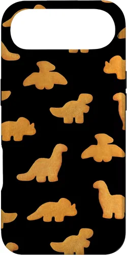 Miniatura 26 de Patrón de pepitas de pollo para iPhone XR Dinos Estuche negro realista divertido Dino