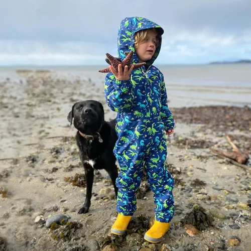 Miniatura 7 de JAN & JUL Traje de lluvia ajustable impermeable para niños pequeños y niños